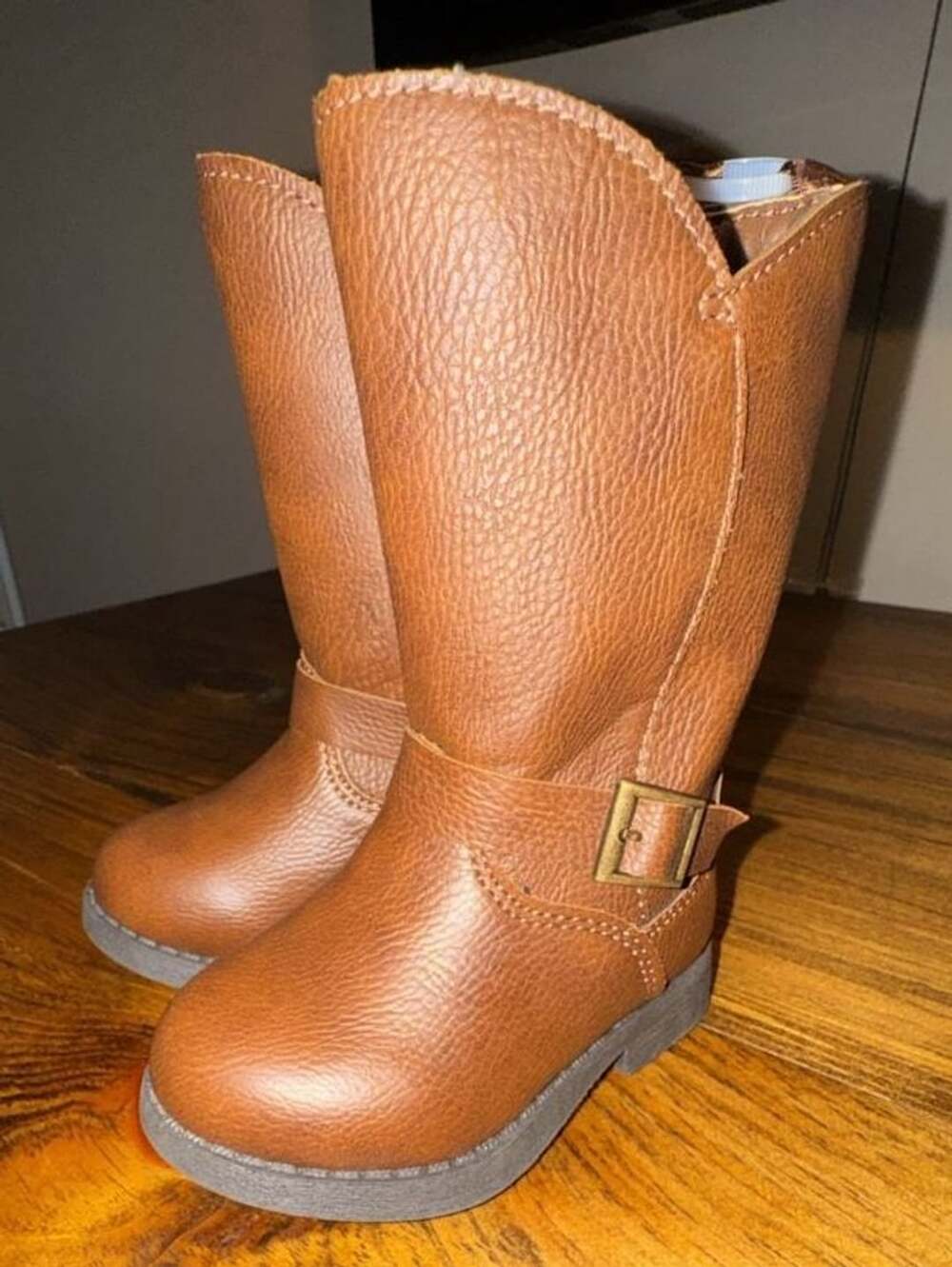 OshKosh B'gosh Toddler Lumi Mid-Calf Riding Boots Brown